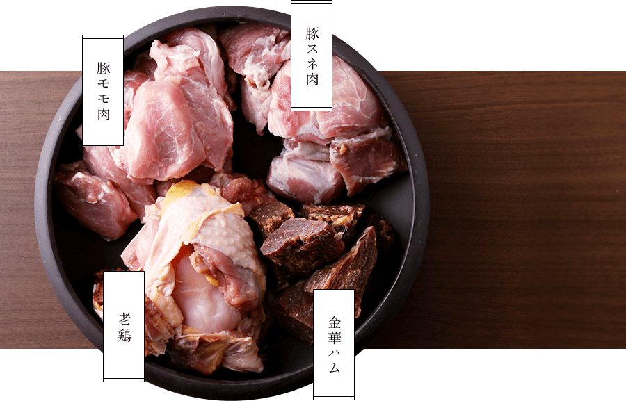 素材の肉